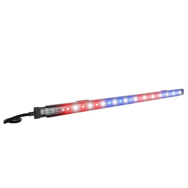 Mustang 2X - 26" Rocker Panel 24 LED Running Light - Red/Blue/White